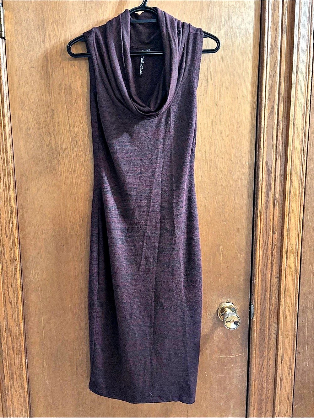 Jones New York Cowl Neck Maxi Dress in Purple Like New